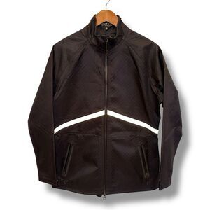 Black Nike Storm-Fit Full Zip Water-Resistant Rain Jacket Windbreaker Sz XXL